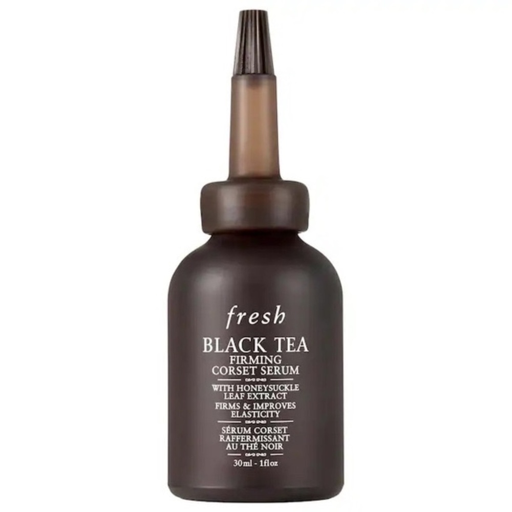Fresh Black Tea Firming Corset Serum Skin Elasticity Anti Aging Fine Lines Glow